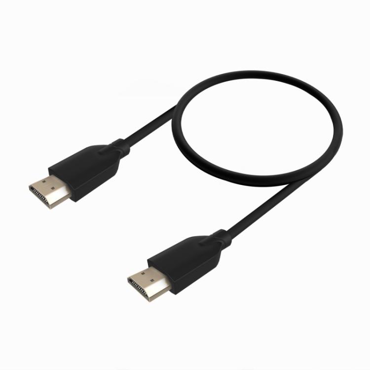 AISENS - Cable HDMI V2.0 CCS Premium Alta Velocidad / Hec 4K@60Hz 18Gbps, A/M-A/M, Negro, 0.5m