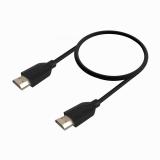 AISENS - Cable HDMI V2.0 CCS Premium Alta Velocidad / Hec 4K@60Hz 18Gbps, A/M-A/M, Negro, 0.5m