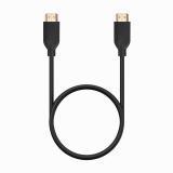 AISENS - Cable HDMI V2.0 CCS Premium Alta Velocidad / Hec 4K@60Hz 18Gbps, A/M-A/M, Negro, 0.5m