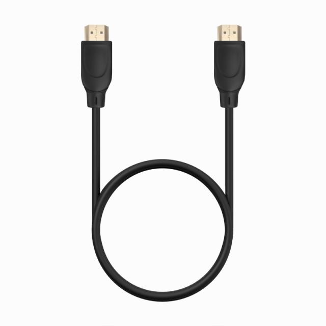 AISENS - Cable HDMI V2.0 Premium Alta Velocidad / Hec 4K@60Hz 18Gbps, A/M-A/M, Negro, 0.5m