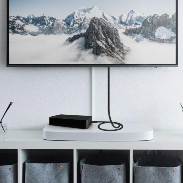 AISENS - Cable HDMI V2.0 CCS Premium Alta Velocidad / Hec 4K@60Hz 18Gbps, A/M-A/M, Negro, 1.0m