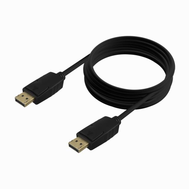 AISENS - Cable DISPLAYPORT V1.2 CCS 4K@60Hz, DP/M-DP/M, Negro, 3.0m
