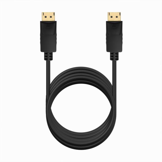 AISENS - Cable DISPLAYPORT V1.2 CCS 4K@60Hz, DP/M-DP/M, Negro, 3.0m