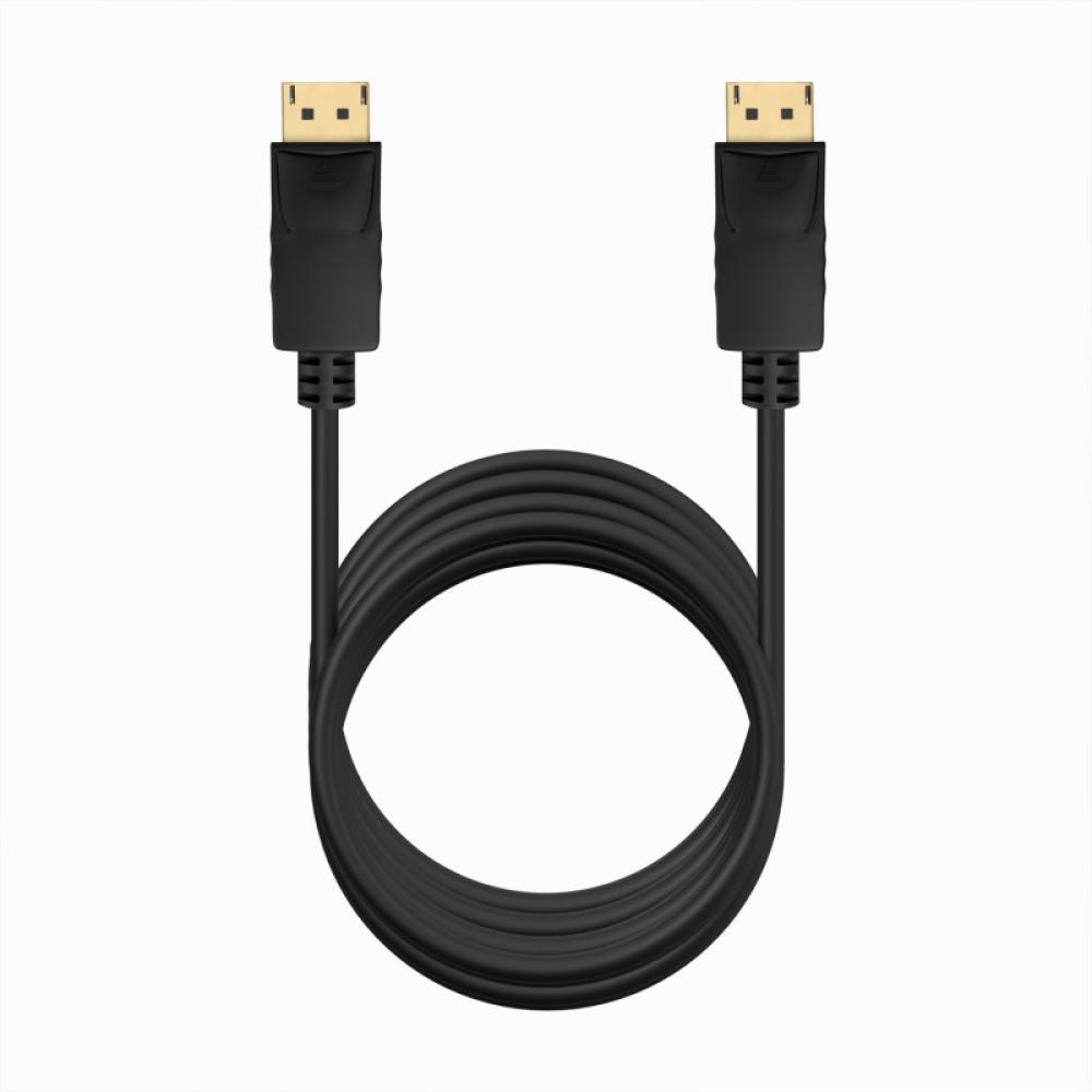 AISENS - Cable DISPLAYPORT V1.2 CCS 4K@60Hz, DP/M-DP/M, Negro, 3.0m