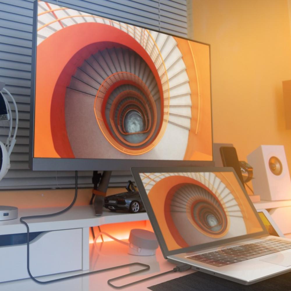 AISENS - Cable DISPLAYPORT V1.2 CCS 4K@60Hz, DP/M-DP/M, Negro, 1.0m