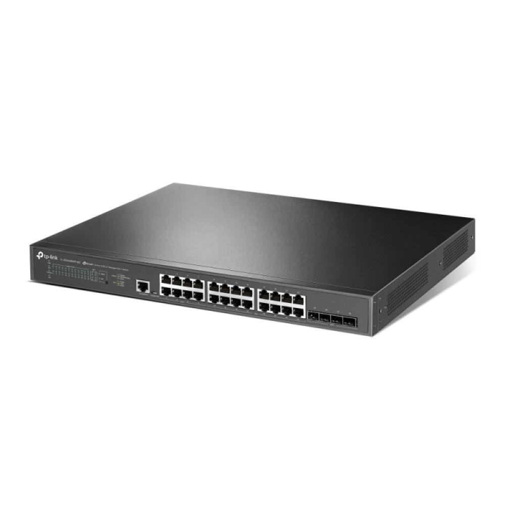 TP-Link - JetStream TL-SG3428XPP-M2 switch Gestionado L2+ 2.5G Ethernet (100/1000/2500) Energía sobre Ethernet (PoE) 1U Negro
