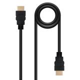 Nanocable - Cable HDMI alta velocidad / HEC, A/M-A/M, Negro, 10 m