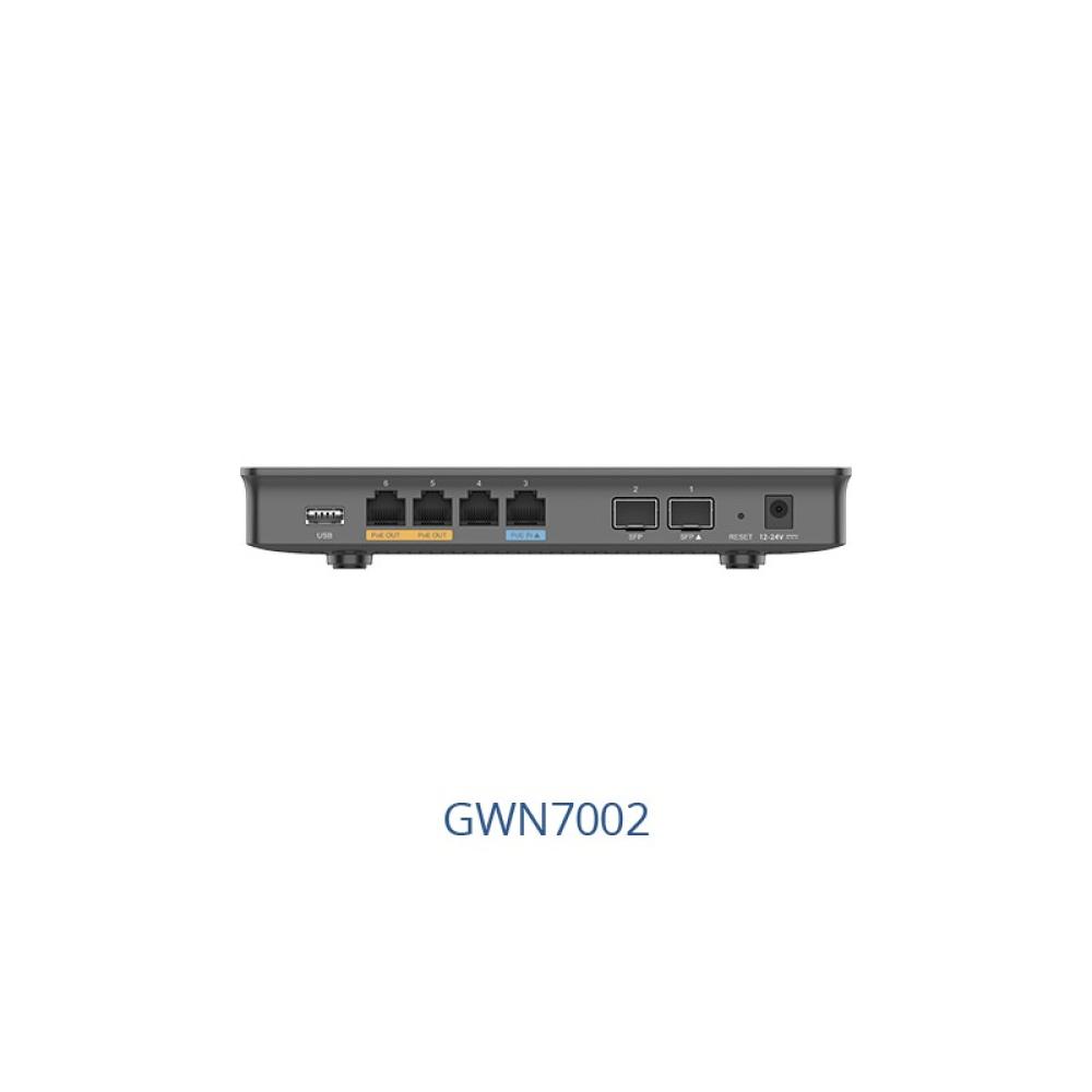 Grandstream Networks - GWN7002 router 2.5 Gigabit Ethernet, Gigabit Ethernet Negro