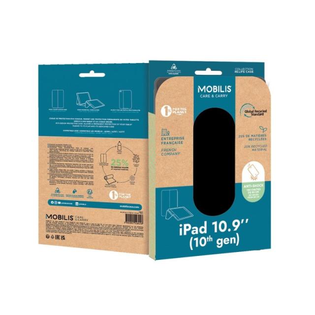 Mobilis - 068007 funda para tablet 27,7 cm (10.9") Libro Negro