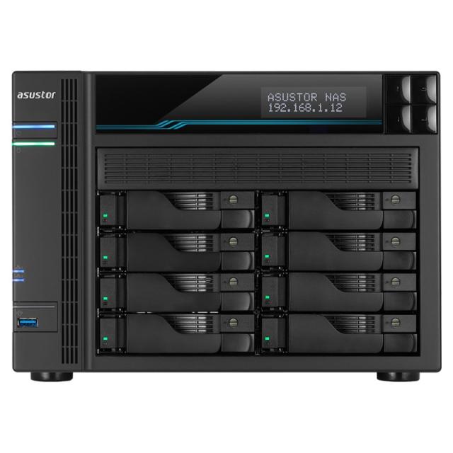 Asustor - AS6508T NAS Torre Intel Atom® C3538 8 GB DDR4 0 TB ADM Negro