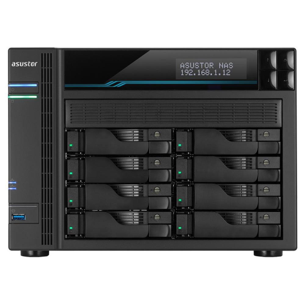 Asustor - AS6508T NAS Torre Intel Atom® C3538 8 GB DDR4 0 TB ADM Negro