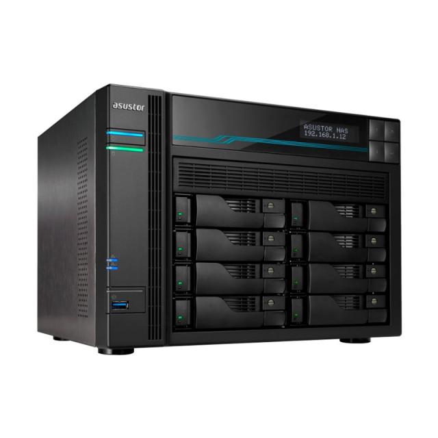 Asustor - AS6508T NAS Torre Intel Atom® C3538 8 GB DDR4 0 TB ADM Negro