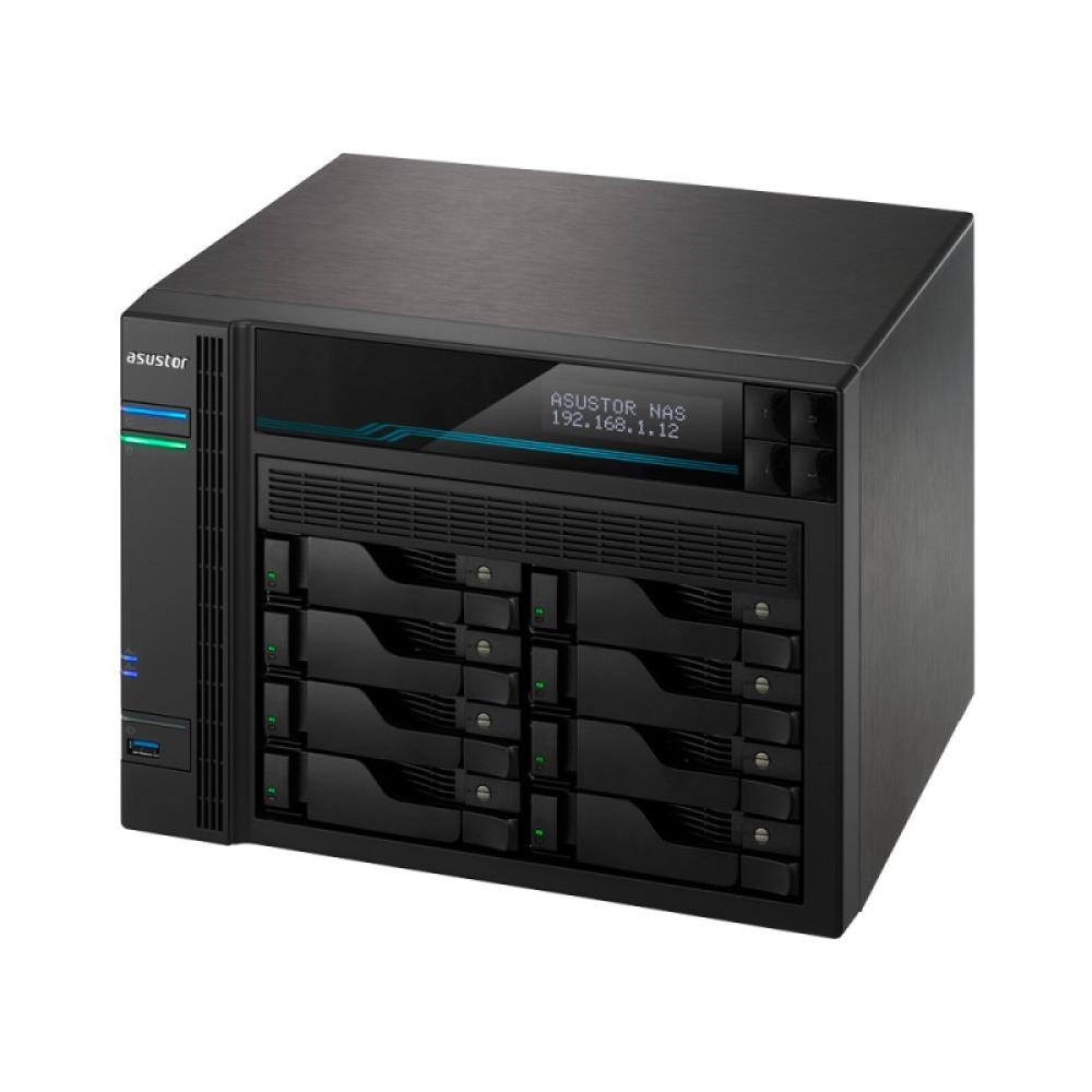 Asustor - AS6508T NAS Torre Intel Atom® C3538 8 GB DDR4 0 TB ADM Negro