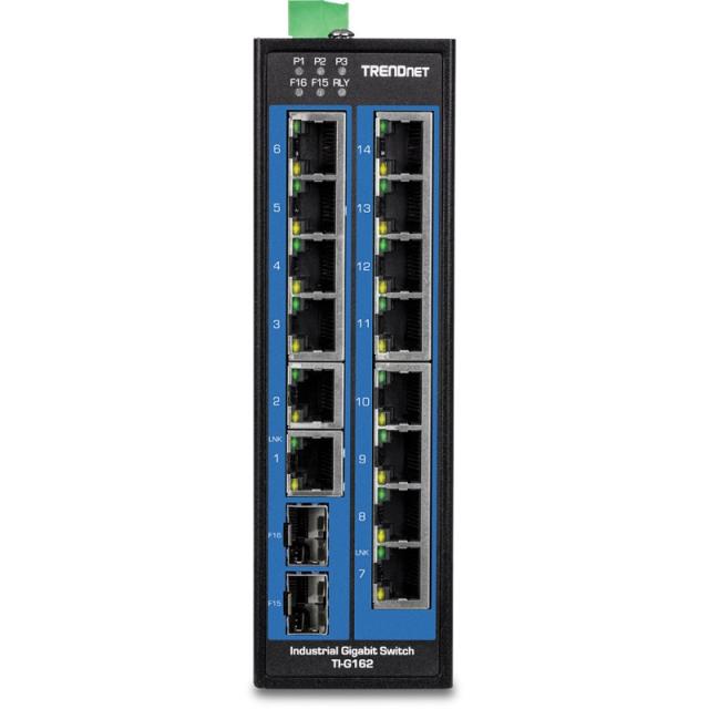 Trendnet - TI-G162 switch Gigabit Ethernet (10/100/1000) Negro