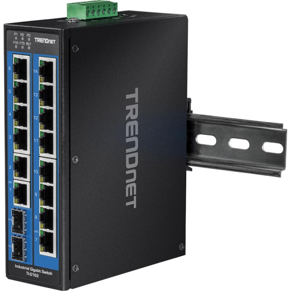 Trendnet - TI-G162 switch Gigabit Ethernet (10/100/1000) Negro