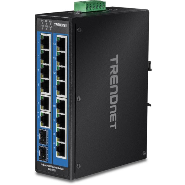 Trendnet - TI-G162 switch Gigabit Ethernet (10/100/1000) Negro