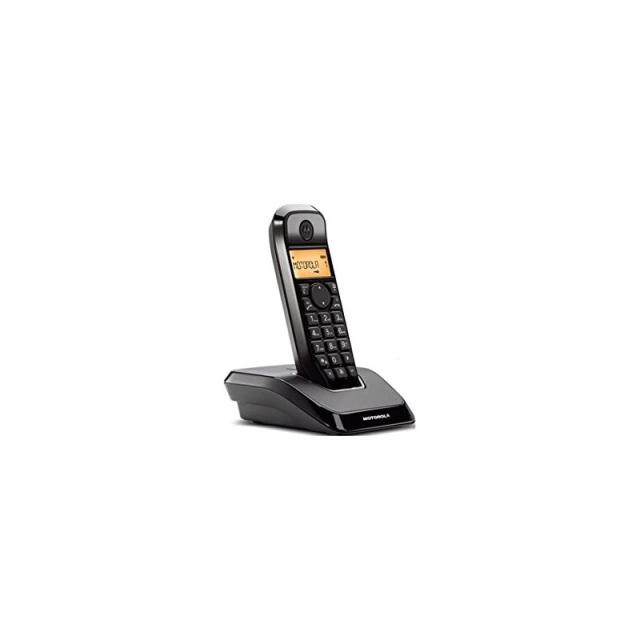 Motorola - S1201 Teléfono DECT Identificador de llamadas Negro