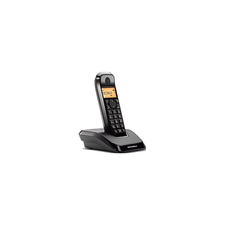 Motorola - S1201 Teléfono DECT Identificador de llamadas Negro