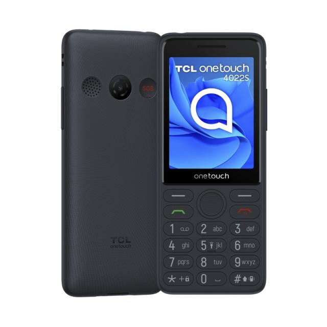 TCL - Onetouch 4022s 7,11 cm (2.8") 75 g Gris Teléfono para personas mayores
