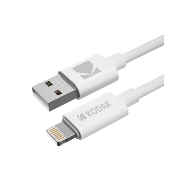 Kodak - 30425996 cable de conector Lightning 1 m Blanco
