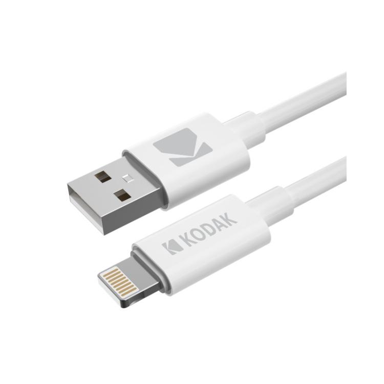 Kodak - 30425996 cable de conector Lightning 1 m Blanco