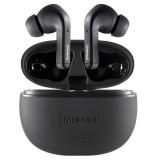 Intenso - Black Buds T300A Auriculares True Wireless Stereo (TWS) Dentro de oído Llamadas/Música/Deporte/Uso diario USB Tipo C B