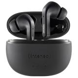 Intenso - Black Buds T300A Auriculares True Wireless Stereo (TWS) Dentro de oído Llamadas/Música/Deporte/Uso diario USB Tipo C B