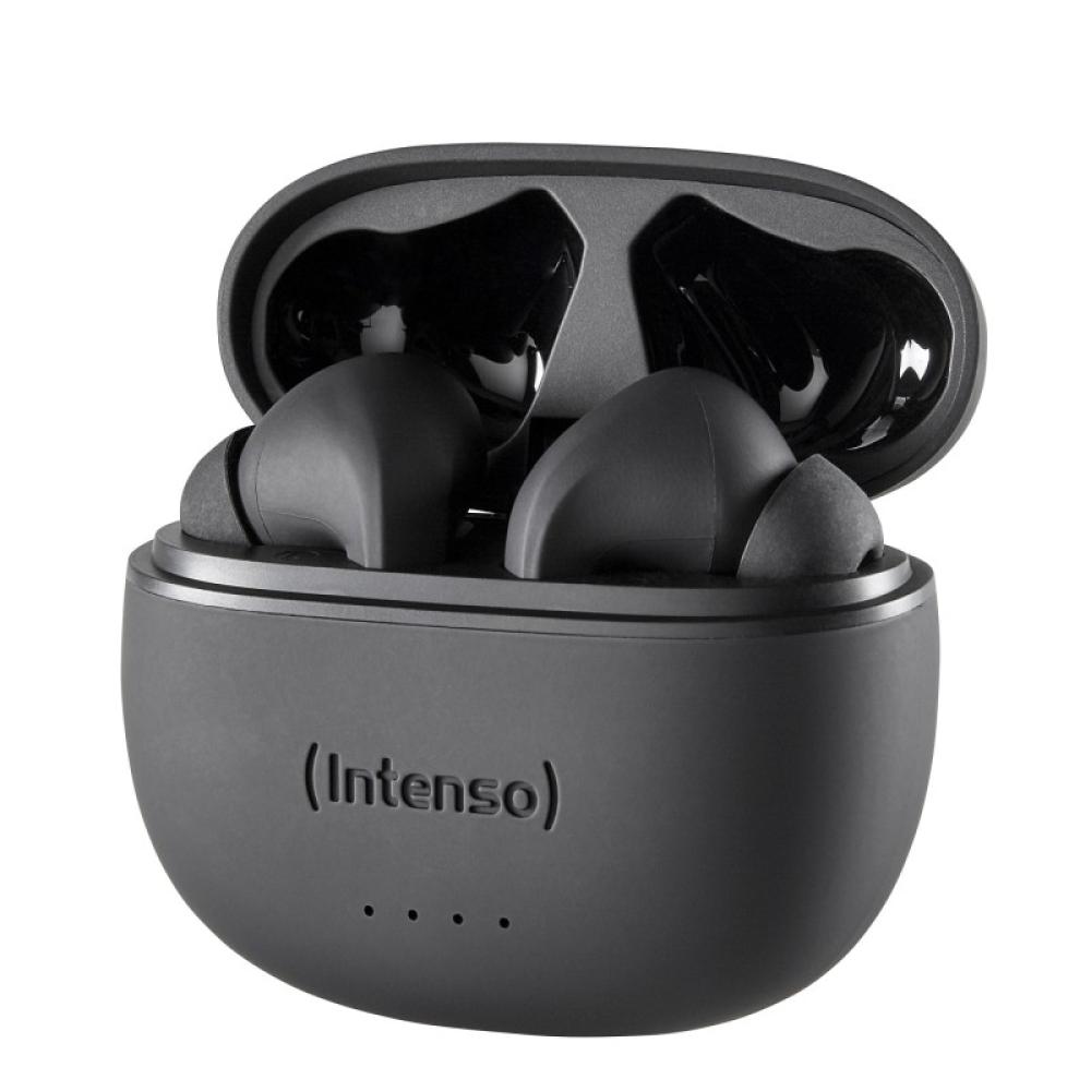 Intenso - Black Buds T300A Auriculares True Wireless Stereo (TWS) Dentro de oído Llamadas/Música/Deporte/Uso diario USB Tipo C B