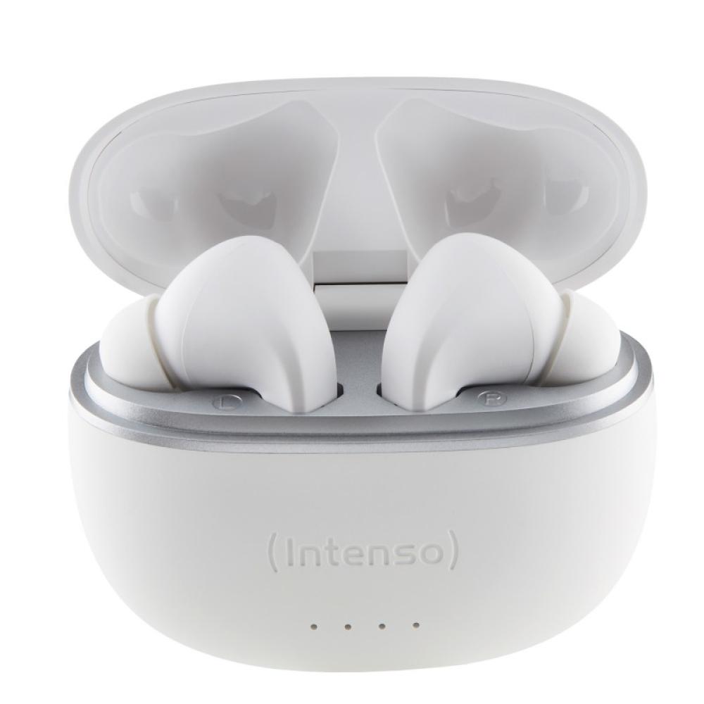 Intenso - White Buds T302A Auriculares True Wireless Stereo (TWS) Dentro de oído Llamadas/Música/Deporte/Uso diario USB Tipo C B