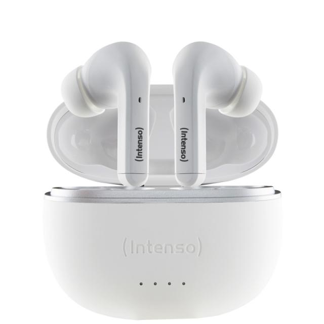 Intenso - White Buds T302A Auriculares True Wireless Stereo (TWS) Dentro de oído Llamadas/Música/Deporte/Uso diario USB Tipo C B