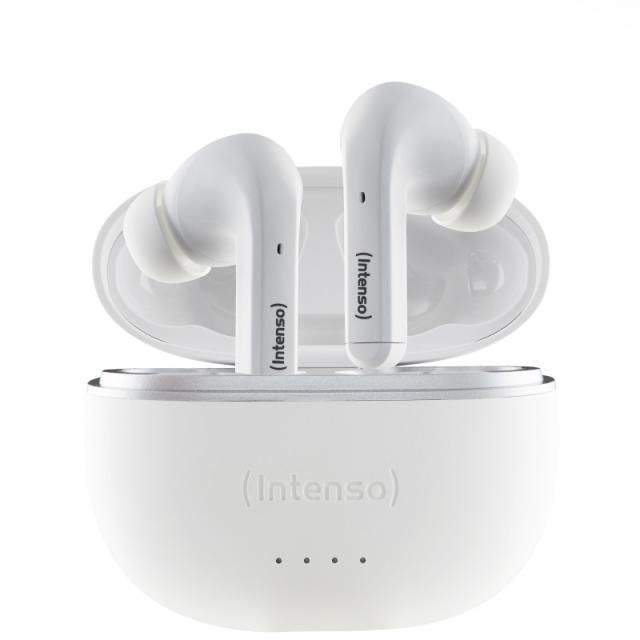 Intenso - White Buds T302A Auriculares True Wireless Stereo (TWS) Dentro de oído Llamadas/Música/Deporte/Uso diario USB Tipo C B