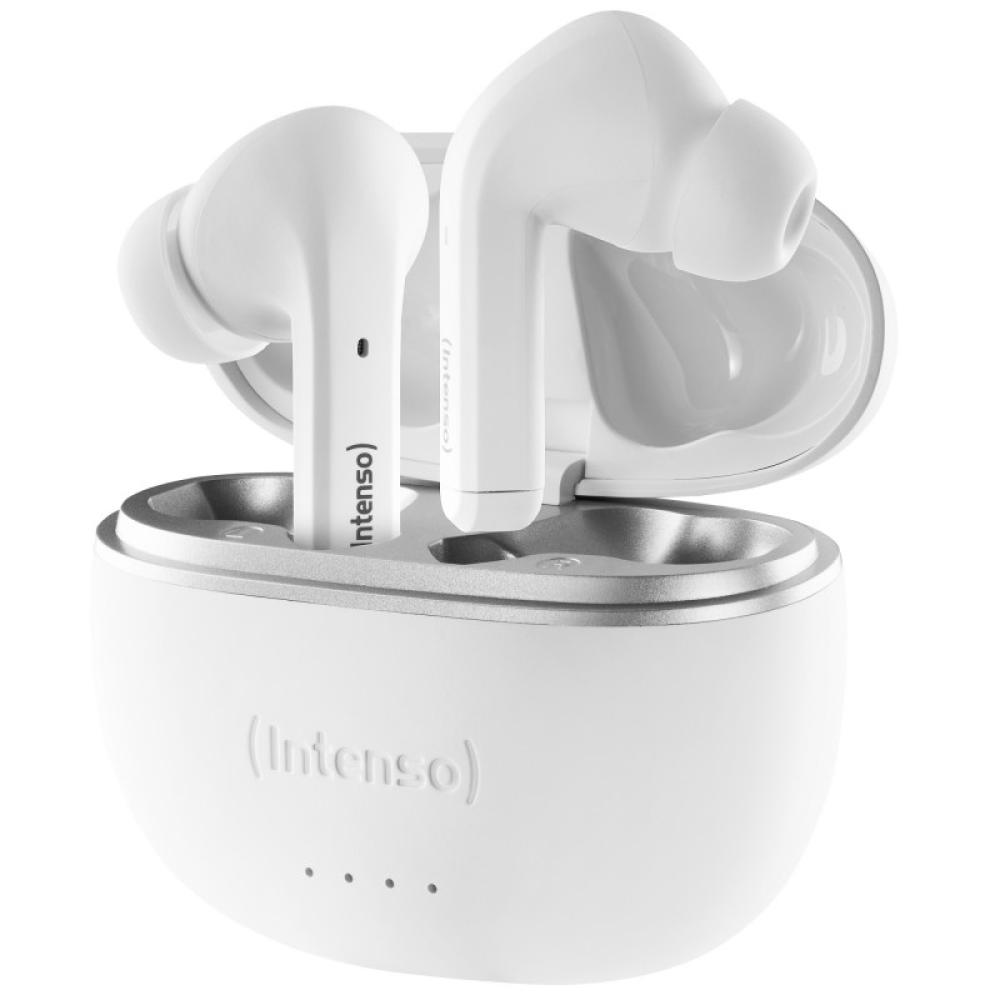 Intenso - White Buds T302A Auriculares True Wireless Stereo (TWS) Dentro de oído Llamadas/Música/Deporte/Uso diario USB Tipo C B