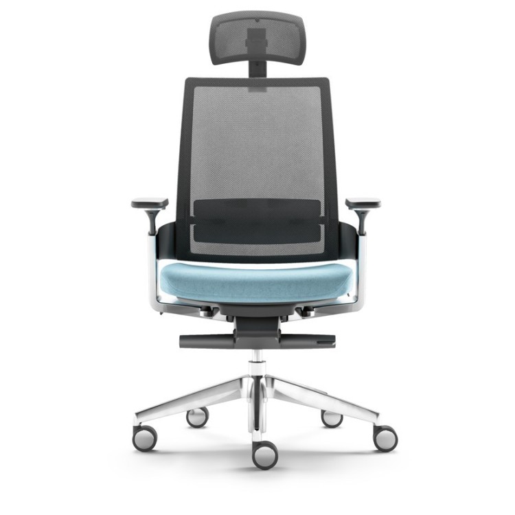 Silla 360 Respaldo alto Con cabezal