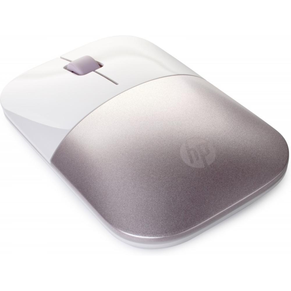 HP - Ratón inalámbrico Z3700 (blanco/rosa)