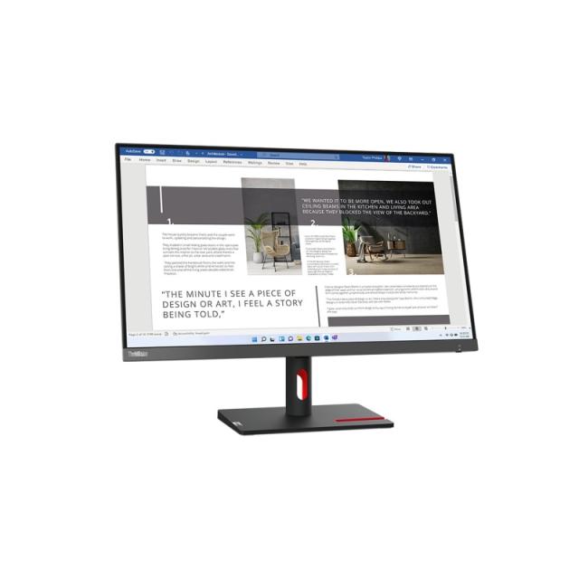 Lenovo - ThinkVision S27i-30 LED display 68,6 cm (27") 1920 x 1080 Pixeles Full HD Gris