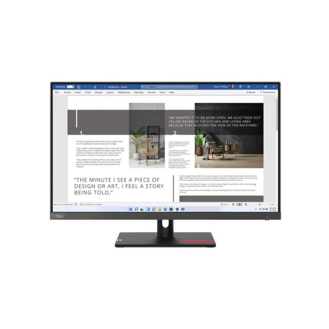 Lenovo - ThinkVision S27i-30 LED display 68,6 cm (27") 1920 x 1080 Pixeles Full HD Gris