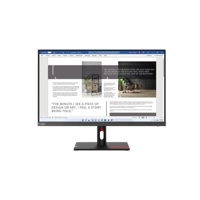 Lenovo - ThinkVision S27i-30 LED display 68,6 cm (27") 1920 x 1080 Pixeles Full HD Gris