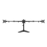 TooQ - Soporte de Mesa para 3 Pantallas 17"-27", Negro