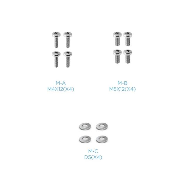 TooQ - Soporte de Mesa para 3 Pantallas 17"-27", Negro