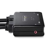 StarTech.com - C2-D46-UAC-CBL-KVM interruptor KVM Negro