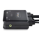 StarTech.com - C2-D46-UAC-CBL-KVM interruptor KVM Negro