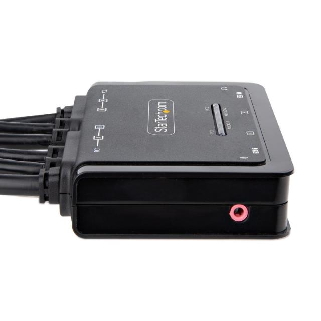 StarTech.com - C2-DH46-UA2-CBL-KVM interruptor KVM Negro