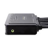 StarTech.com - C2-DH46-UA2-CBL-KVM interruptor KVM Negro