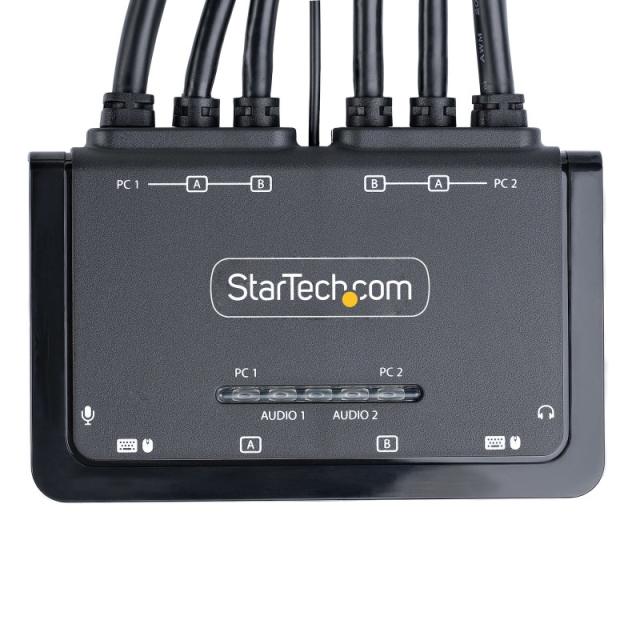 StarTech.com - C2-DH46-UA2-CBL-KVM interruptor KVM Negro