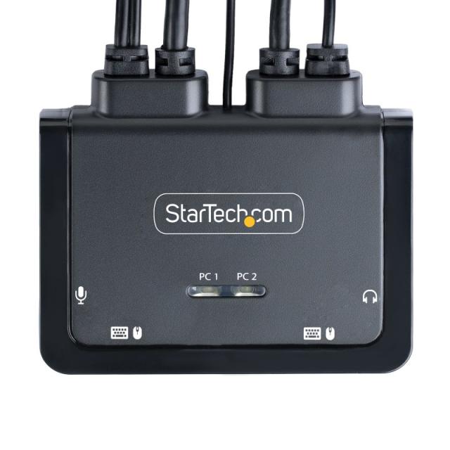 StarTech.com - C2-H46-UAC-CBL-KVM interruptor KVM Negro