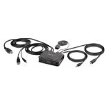 StarTech.com - C2-H46-UAC-CBL-KVM interruptor KVM Negro