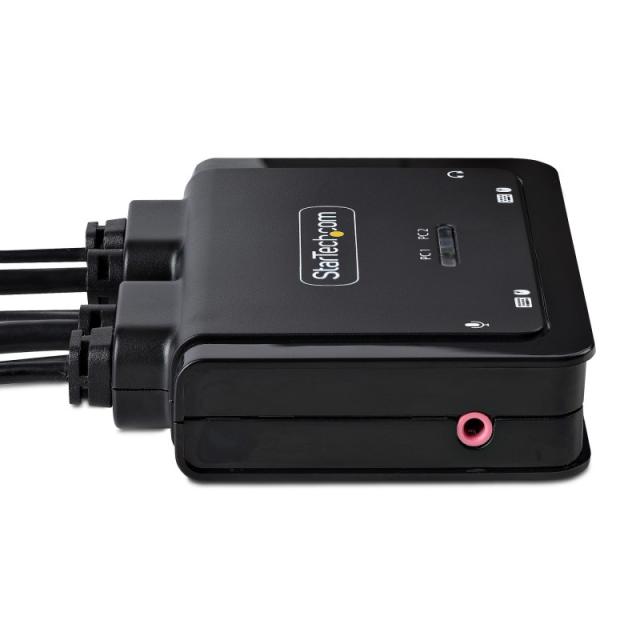 StarTech.com - C2-D46-UC2-CBL-KVM interruptor KVM Negro