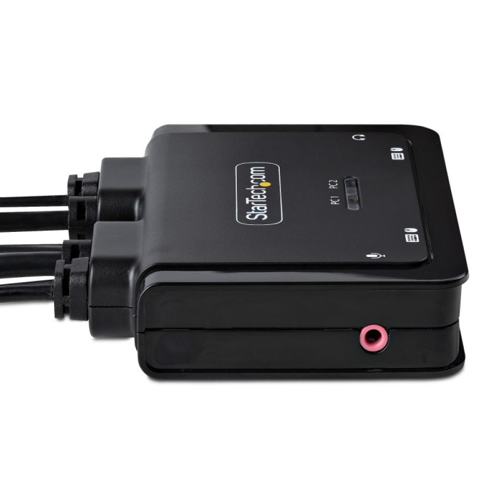 StarTech.com - C2-D46-UC2-CBL-KVM interruptor KVM Negro