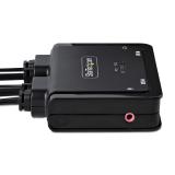 StarTech.com - C2-D46-UC2-CBL-KVM interruptor KVM Negro