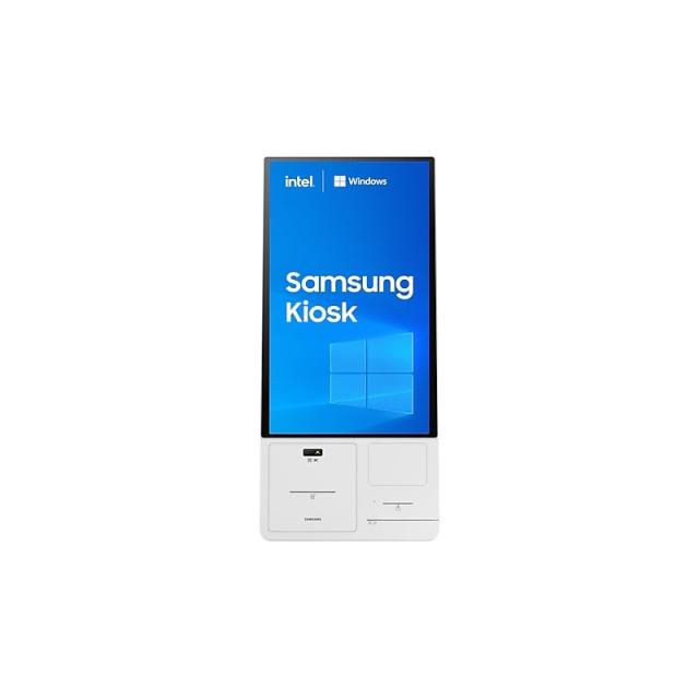 Samsung - KM24C-3 Diseño de quiosco 61 cm (24") LED 250 cd / m² Full HD Blanco Pantalla táctil Procesador incorporado Windows 10